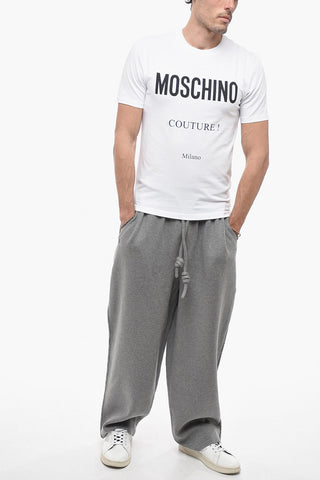 COUTURE ! Contrasting Logo Printed T-shirt