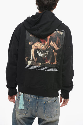 PERMANENT Fleece Cotton CARAVAGGIO DEPOSITION Hoodie