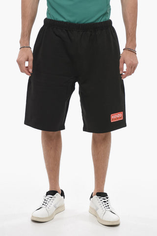 Logoed Shorts with Elastic Waistband