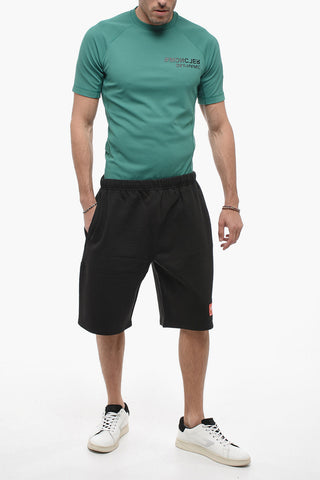 Logoed Shorts with Elastic Waistband