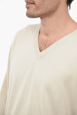 CC BROTHERS Cotton V-Neck Sweater 