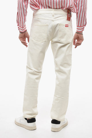 Slim Fit BARA Denims with Logo Patch
