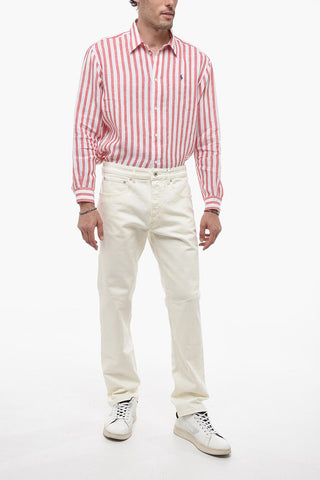 Slim Fit BARA Denims with Logo Patch