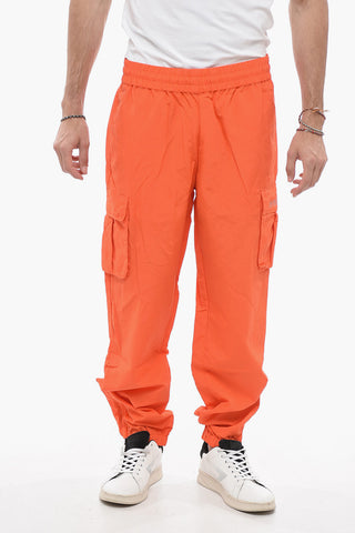 Pantaloni in Nylon a Tinta Unita