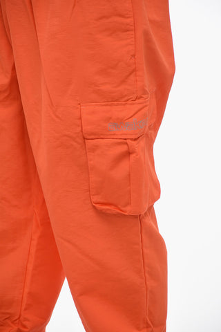 Pantaloni in Nylon a Tinta Unita