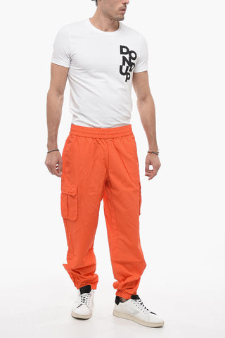 Pantaloni in Nylon a Tinta Unita