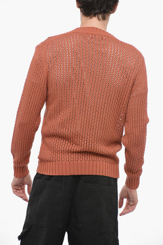 RAW DIAMOND Maglia Openwork con Girocollo