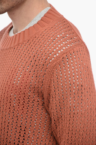 RAW DIAMOND Maglia Openwork con Girocollo