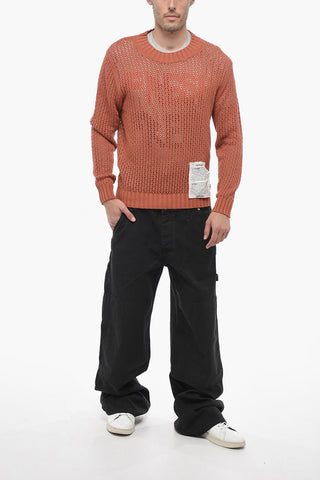 RAW DIAMOND Maglia Openwork con Girocollo