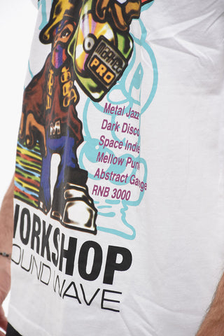 maxi Printed Cotton Crew-neck T-shirt