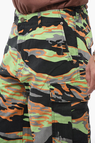 Camouflage Effect Wide Leg UNISEX Cargo Pants