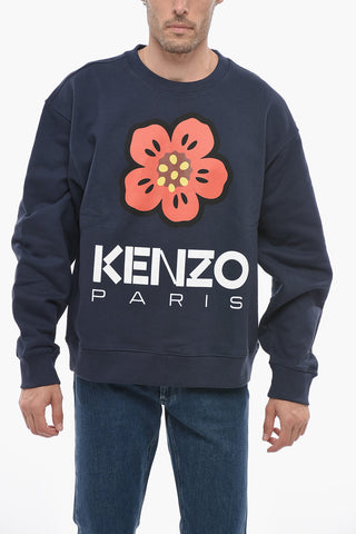Fleece Cotton POPPY Crew Neck Sweatshirt