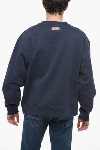 Fleece Cotton POPPY Crew Neck Sweatshirt