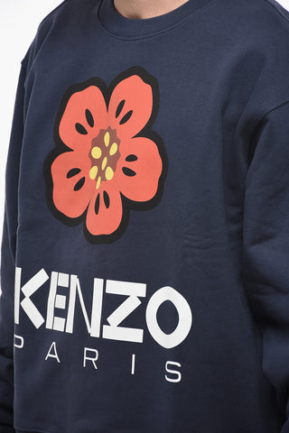 Fleece Cotton POPPY Crew Neck Sweatshirt