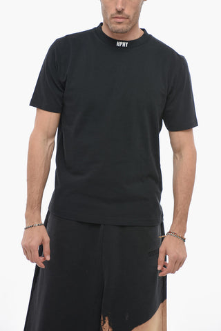 HPNY Short-sleeved T-shirt with Embroidered Crewneck
