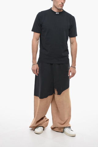 HPNY Short-sleeved T-shirt with Embroidered Crewneck