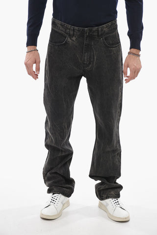 Regular Fit Stone Washed Denims 22cm