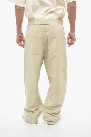 Pantaloi Straight Fit A Vita Alta