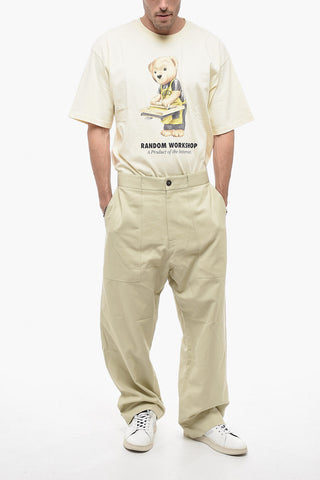 Pantaloi Straight Fit A Vita Alta