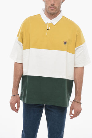 Cotton 2-Button Color-Block Polo