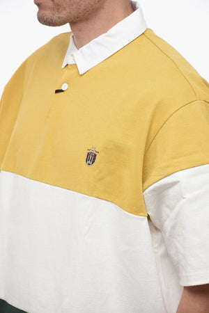 Cotton 2-Button Color-Block Polo