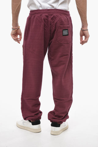 Cotton Joggers with Embossed Logo