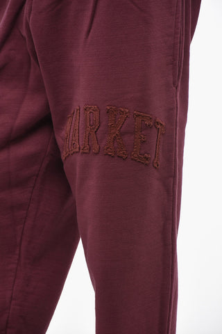 Cotton Joggers with Embossed Logo