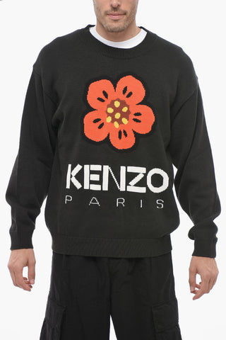 Maglia BOKE FLOWER in Cotone a Coste