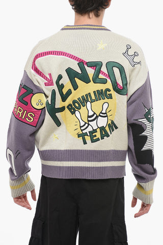 BOWLING ELEPHANT Pullover with Patch