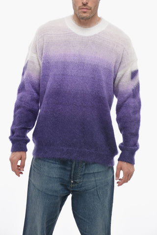 SEASONAL Degradè Mohair Blend DIAG ARROW Sweater