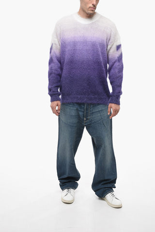SEASONAL Degradè Mohair Blend DIAG ARROW Sweater