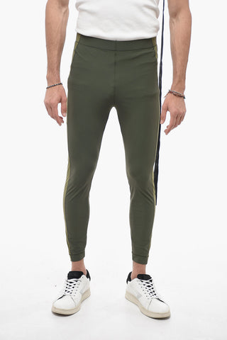 GRENOBLE Leggings Elasticizzati con Logo in Rilievo