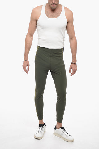 GRENOBLE Leggings Elasticizzati con Logo in Rilievo