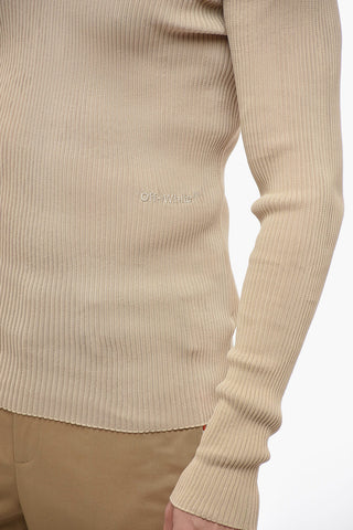 SEASONAL Maglia a Collo Alto HELVET a Costine