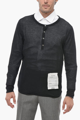 RAW DIAMOND Maglia Semi-Sheer in Cashmere