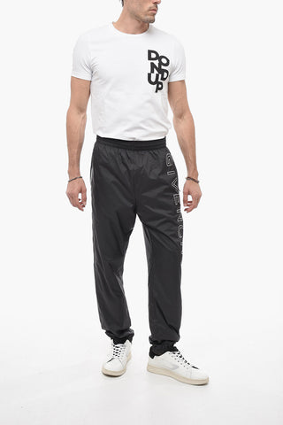 Nylon Sweatpants with Side Contrasting Bands