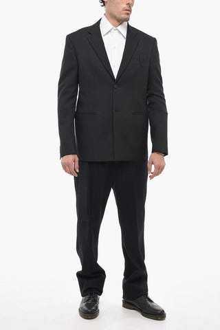 DRILL STRAP Blazer with Clip Detail