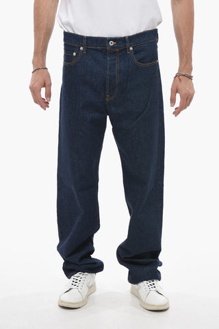 Straight-leg ASAGAO Denims with Dark Wash