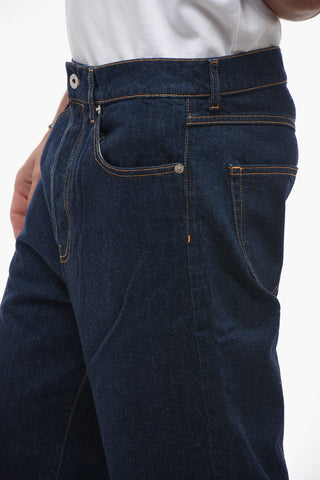 Straight-leg ASAGAO Denims with Dark Wash
