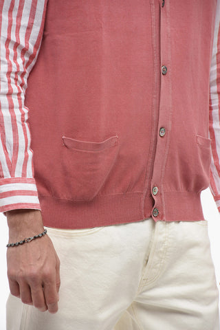 V-Neck Sleeveless Cardigan