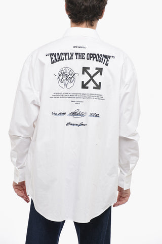 EXACTLY THE OPPOSITE Shirt with Embroidery