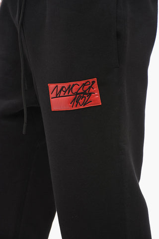 1952 Fleece Cotton Joggers with Logo Patch