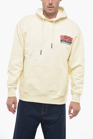 Felpa Hoodie in cotone con Stampa