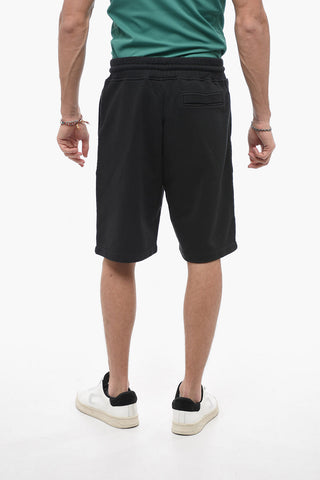 Brushed Cotton CROSS BASKET Shorts with Embroidery