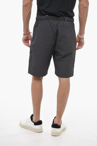Nylon I KNOW Shorts with Industrial Belt