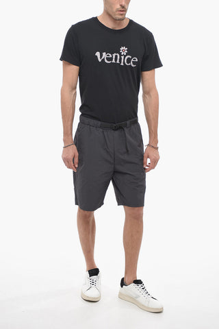 Nylon I KNOW Shorts with Industrial Belt