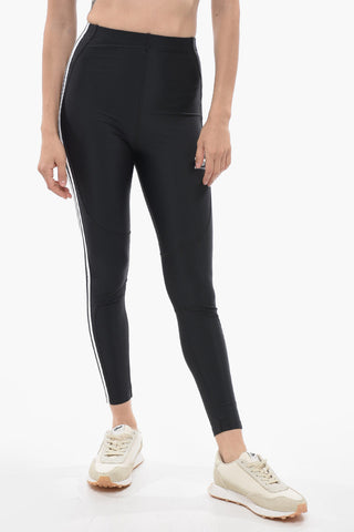 ADIDAS Leggings Piping in Tessuto Stretch con Tasca Posteriore