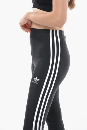 ADIDAS Leggings mit Paspelierung aus Stretchstoff und Gesäßtasche