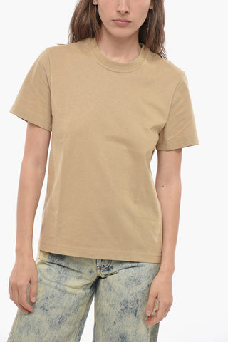 T-Shirt Girocollo in Cotone