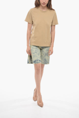 T-Shirt Girocollo in Cotone